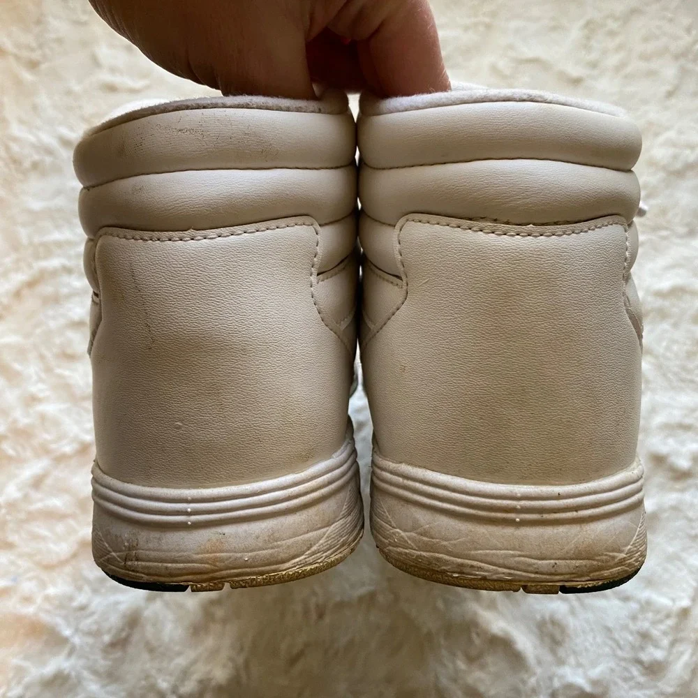 Vintage New Balance 300 High Top Sneakers Women's Size 11 Leather Athletic Shoes
